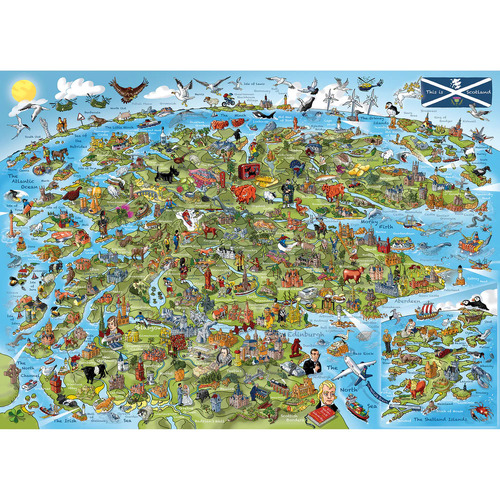 Gibsons - This Is Scotland Puzzle 1000pc