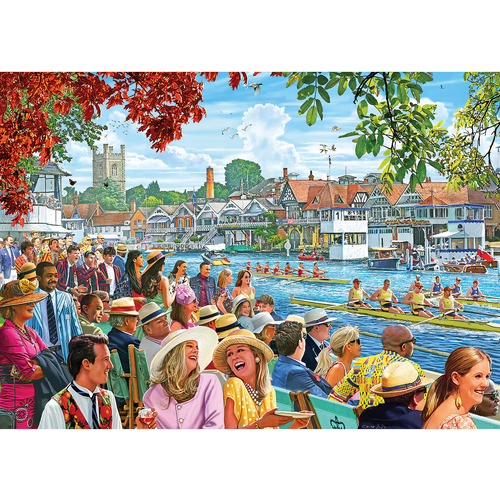 Gibsons - Rowing At The Regatta Puzzle 1000pc
