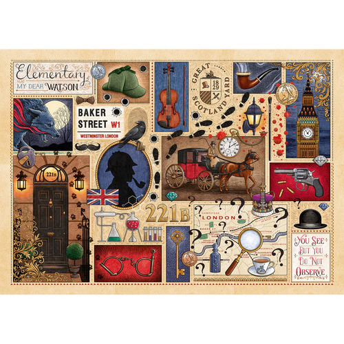 Gibsons - Book Club - Sherlock Holmes Puzzle 1000pc