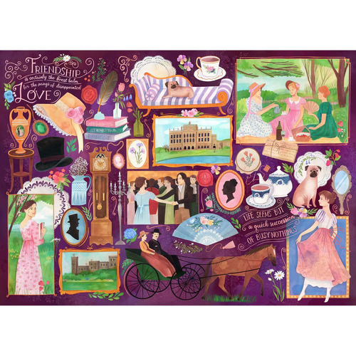 Gibsons - Book Club - Jane Austen Puzzle 1000pc