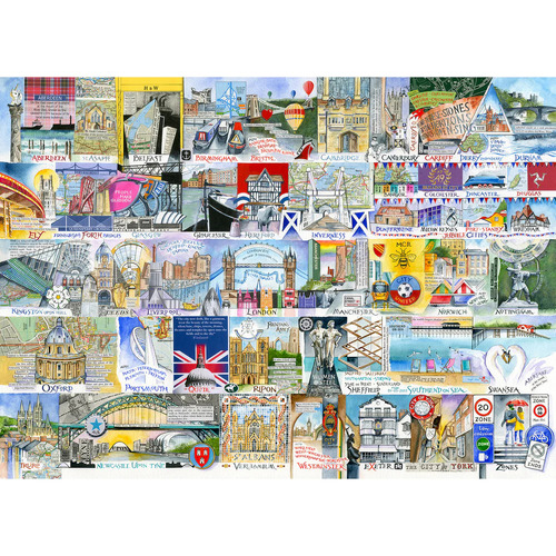 Gibsons - Bright Lights Big Cities Puzzle 1000pc