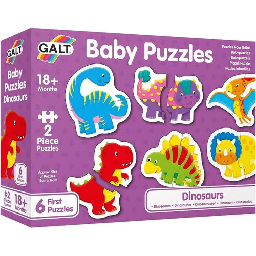 Galt - Baby Puzzles - Dinosaurs 2pc