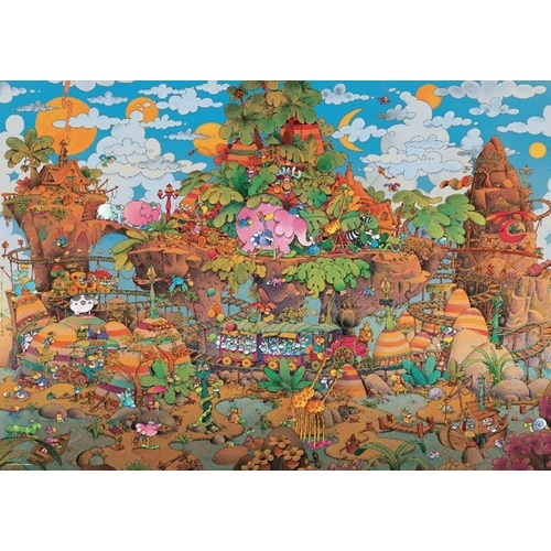 Puzzle 2000 pièces - Mordillo : Le train - Heye - Rue des Puzzles