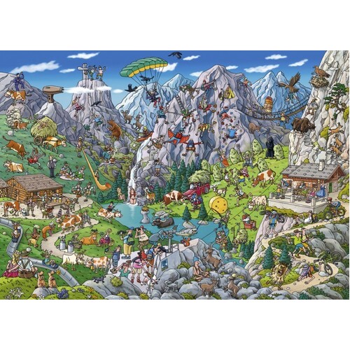 Heye - Tanck, Alpine Fun Puzzle 1000pc