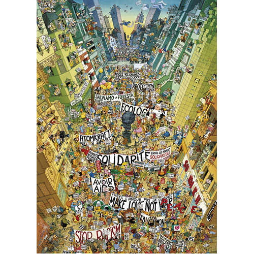Heye - Degano, Protest Puzzle 2000pc