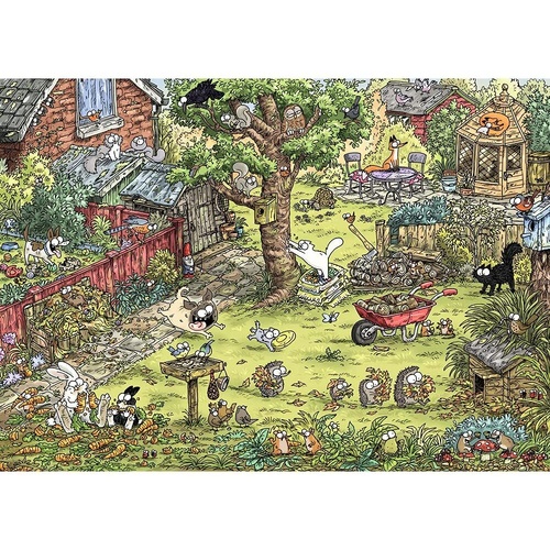 Heye - Simon's Cat, Garden Adventures Puzzle 1000pc