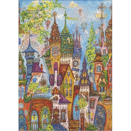 Heye - Charming Village, Red Arches Puzzle 1000pc