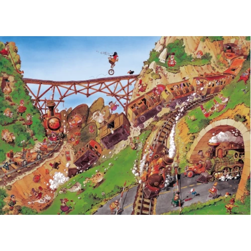 Heye - Wanted, Getaway Car Fred Puzzle 1000pc