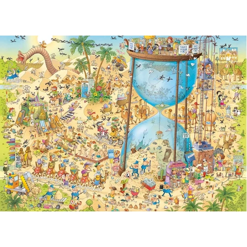 Heye - Funky Zoo - Desert Habitat Puzzle 1000pc