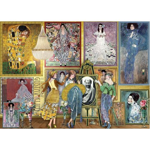 Holdson - Works of Art: Gustav Klimt Gallery Puzzle 1000pc
