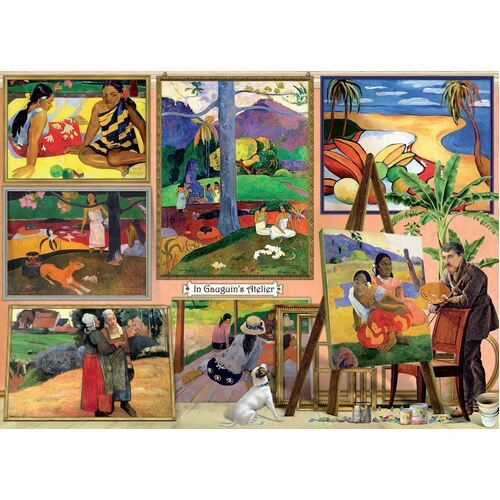 Holdson - Works of Art: In Gauguin's Atelier Puzzle 1000pc