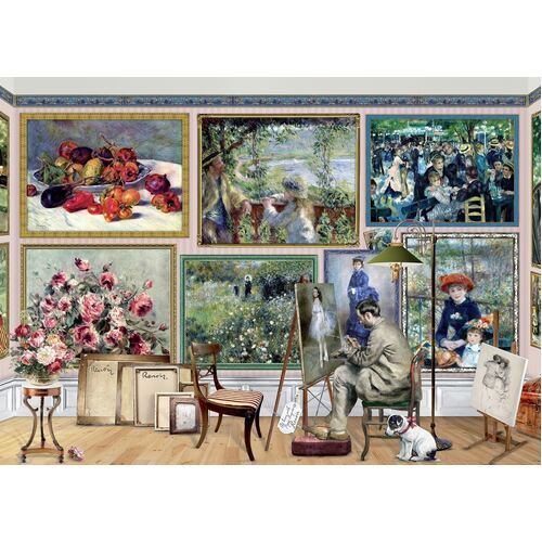 Holdson - Works of Art: Renoir at Work Puzzle 1000pc