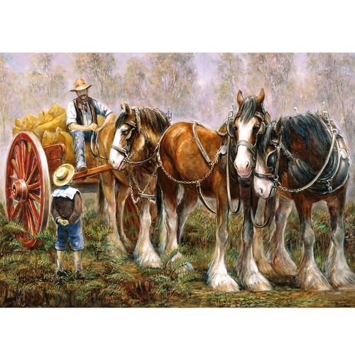 Holdson - Working Legends - Can I Come Too? Large Piece Puzzle 500pc