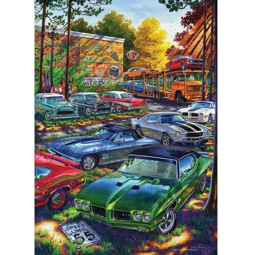 Holdson - For the Love of Cars, Make Room For Three More Puzzle 1000pc
