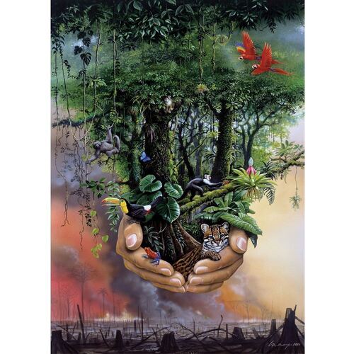 Holdson - Our Earth, Our Future - Save The Rainforest Large Piece Puzzle 500pc