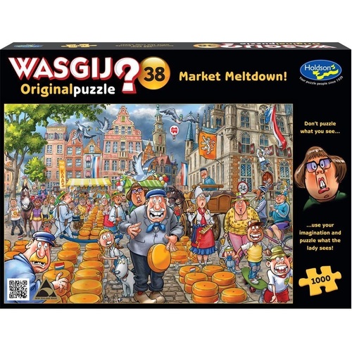 Holdson - WASGIJ? Original 38 Market Meltdown! Puzzle 1000pc