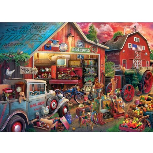 Holdson - Pickups & Produce - Collectibles and Antiques Large Piece Puzzle 500pc