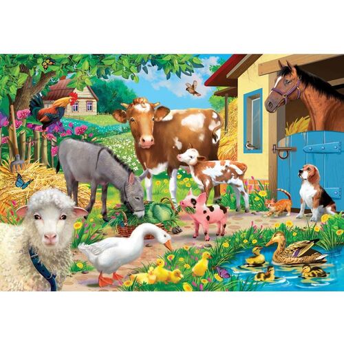 Holdson - Gallery, Farmyard Friends Large Piece Puzzle 300pc