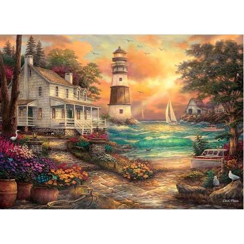 Holdson - Guide Me Home - Cottage by the Sea Puzzle 1000pc