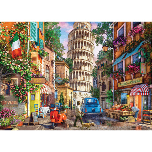 Holdson - Travel Abroad - Streets of Pisa Puzzle 1000pc