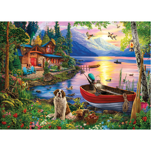 Holdson - Water's Edge, Weekend Retreat Puzzle 1000pc
