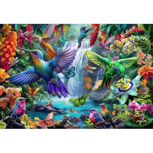 Holdson - Gallery, Tropical Hummingbirds Large Piece Puzzle 300pc