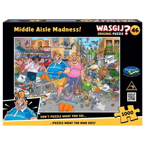 Holdson - WASGIJ? Original 46 Middle Aisle Madness! Puzzle 1000pc