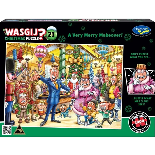 Holdson - WASGIJ? Christmas 21 A Very Merry Makeover Puzzle 1000pc