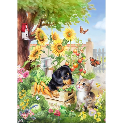 Holdson - How Does Your Garden Grow - Sunflower Crate Buddies Puzzle 1000pc