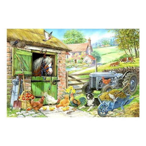 House of Puzzles - Down on the Farm Large Piece Puzzle 250pc