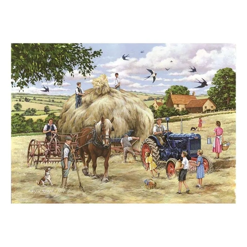 House of Puzzles - Making Hay Large Piece Puzzle 500pc