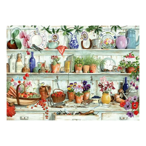 House of Puzzles - Posies & Produce Puzzle 1000pc