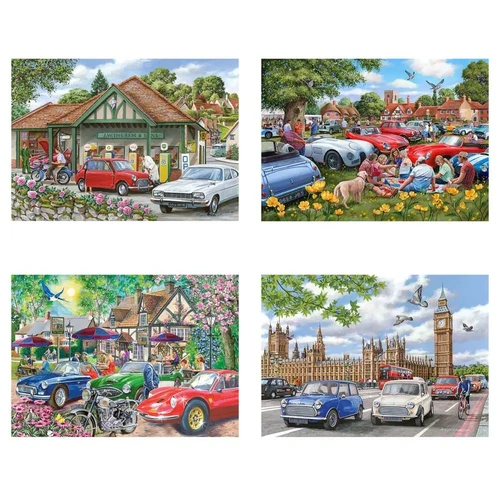 House of Puzzles - Nice Day for a Drive Puzzle 4 x 500pc