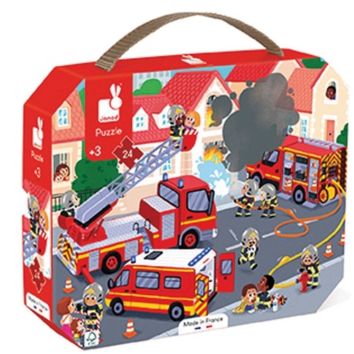 Janod - Firefighter Puzzle 24pc