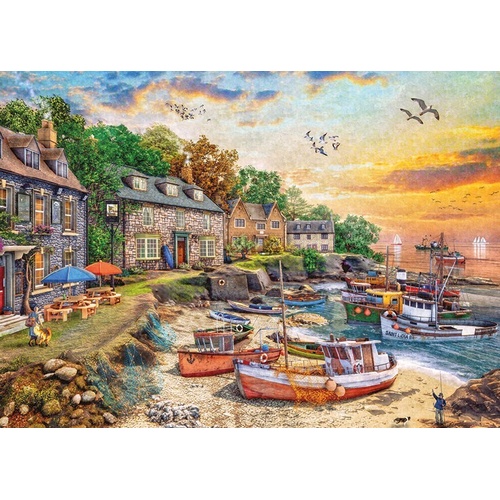 Jumbo - Harbour Cottages Puzzle 1000pc