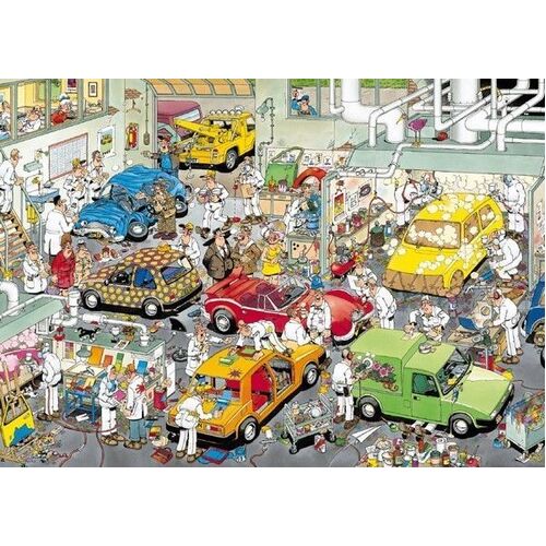 Jumbo - Jan Van Haasteren Car Respraying Shop Puzzle 500pc