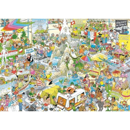 Jumbo - Jan Van Haasteren The Holiday Fair Puzzle 1000pc