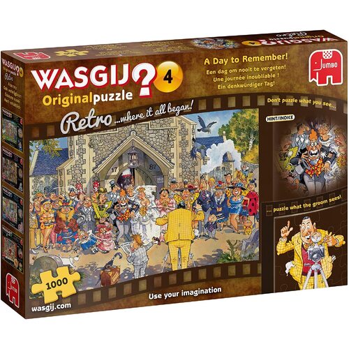 Jumbo - WASGIJ? Retro Original 4 A Day to Remember Puzzle 1000pc