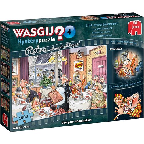 Jumbo - WASGIJ? Retro Mystery 4 Live Entertainment Puzzle 1000pc