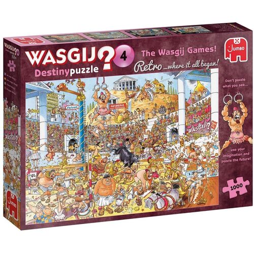 Jumbo - WASGIJ? Retro Destiny 4 The Wasgij Games Puzzle 1000pc