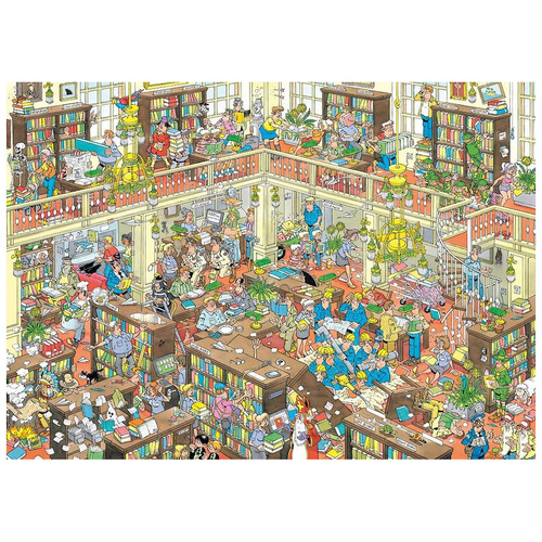 Jumbo -  Jan Van Haasteren The Library Puzzle 2000pc