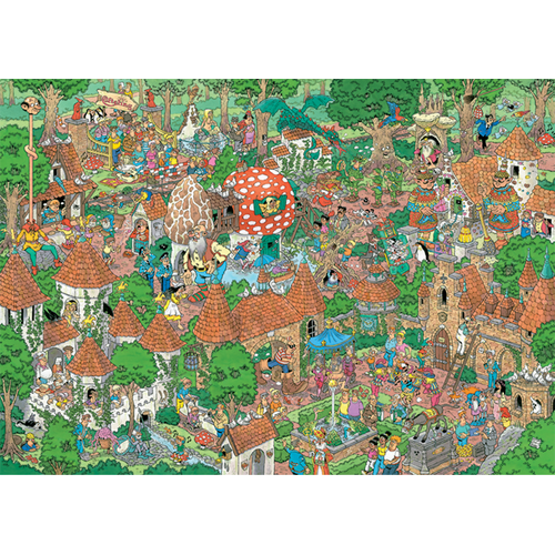 Jumbo - Jan Van Haasteren Fairytale Forest Puzzle 1000pc