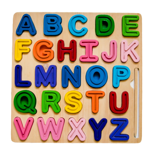 Kiddie Connect - ABC Uppercase Chunky and Tracing Puzzle