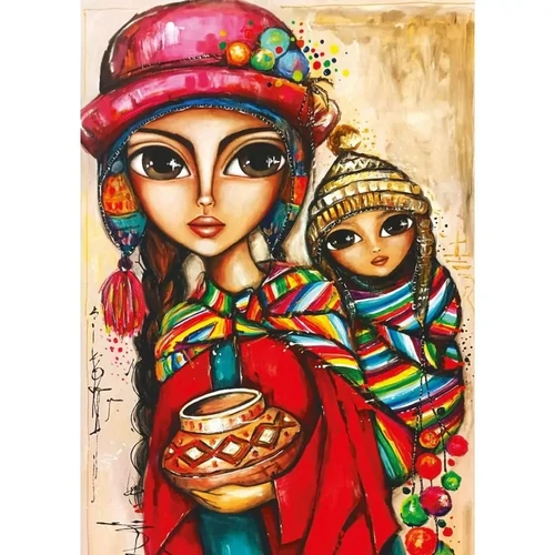 Magnolia - Mum and Girl Puzzle 1000pc