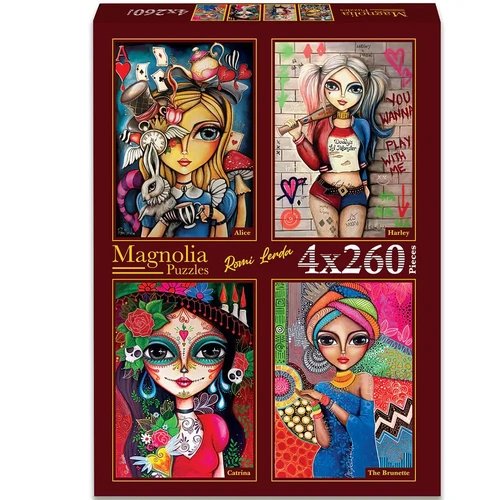 Magnolia - Romi Lerda (Set 2) Puzzle 4x260pc