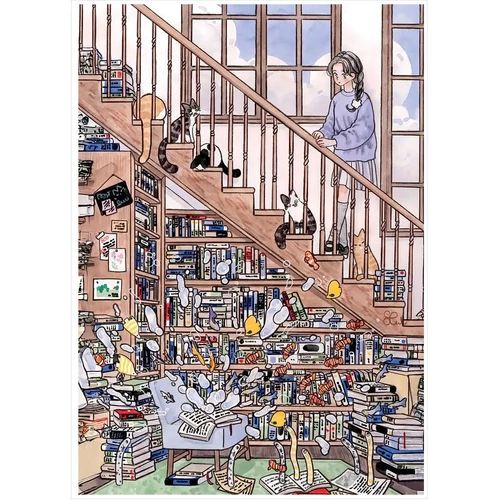 Magnolia - Under the Stairs Puzzle 1000pc