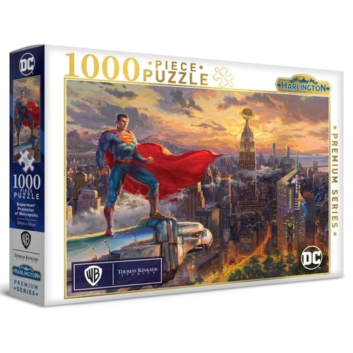 Harlington - Thomas Kinkade Superman - Protector of Metropolis Puzzle 1000pc
