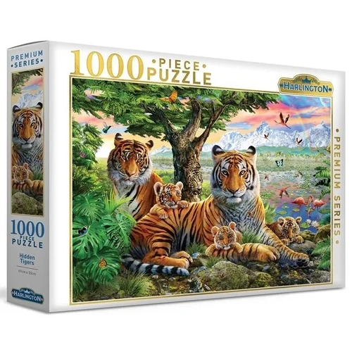 Harlington - Tiger Jungle Puzzle 1000pc