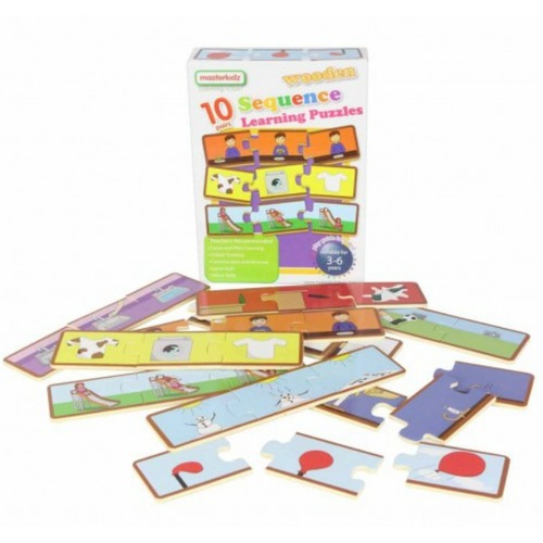 Masterkidz - Wooden Learning Puzzle Sequencing