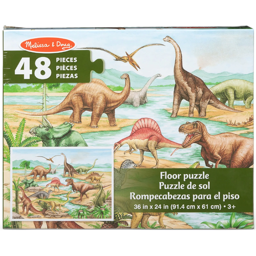 Melissa & Doug - Dinosaurs Floor Puzzle 48pc